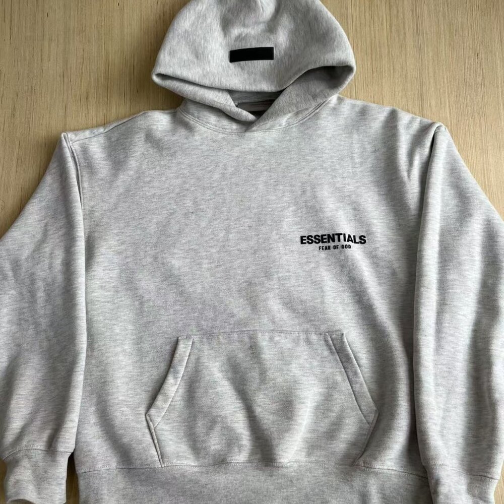 💘- Fear of God Essentials Men's Casual Hoodie in Light Oatmeal (2022)💘